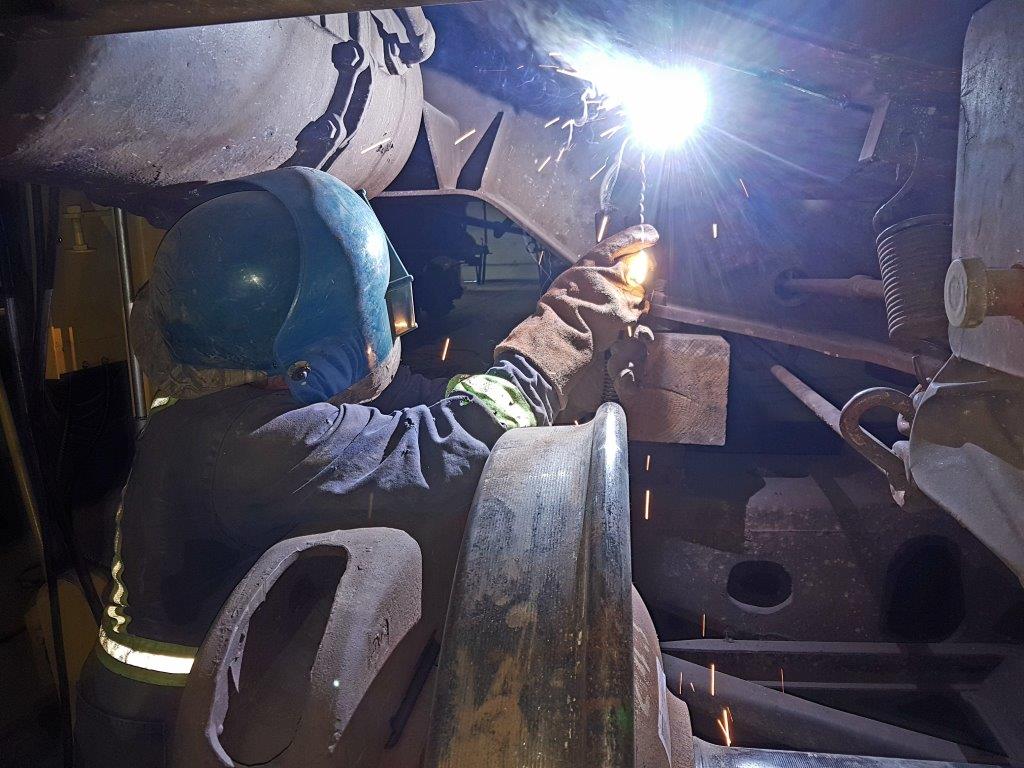 Recubrimiento en Caucho para Equipamiento de Vagones Cisterna